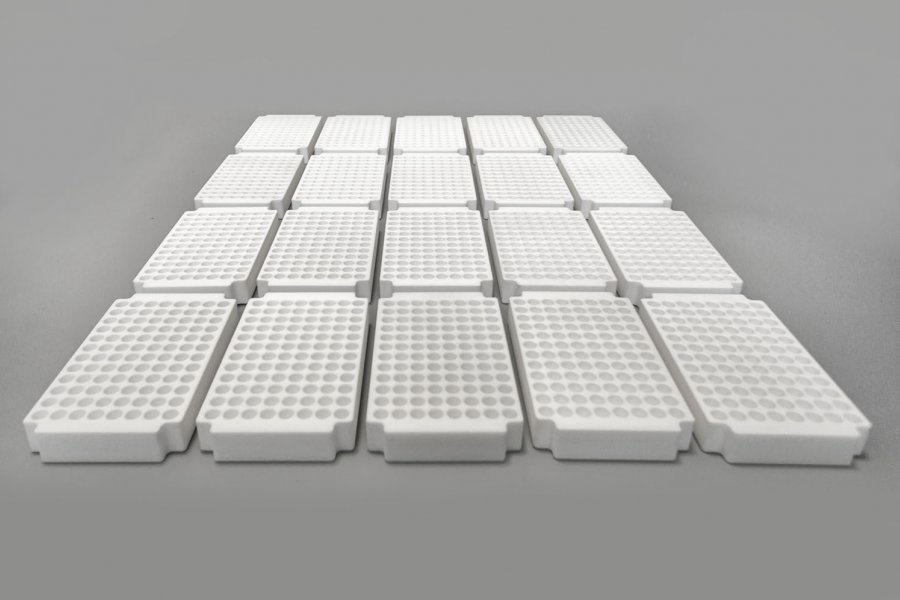 Containers for PCR test analysis